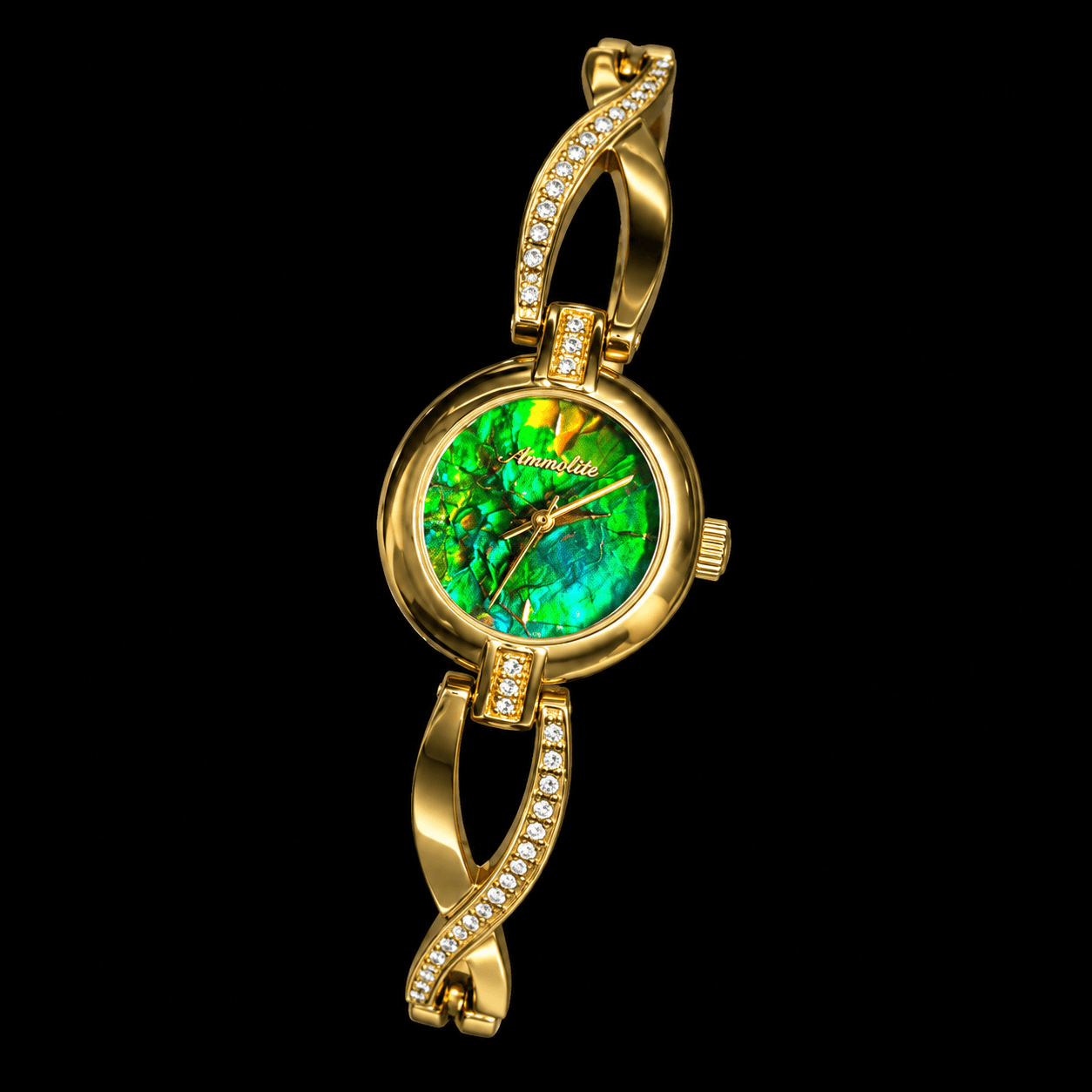 Ammolite Watch 17mm GP