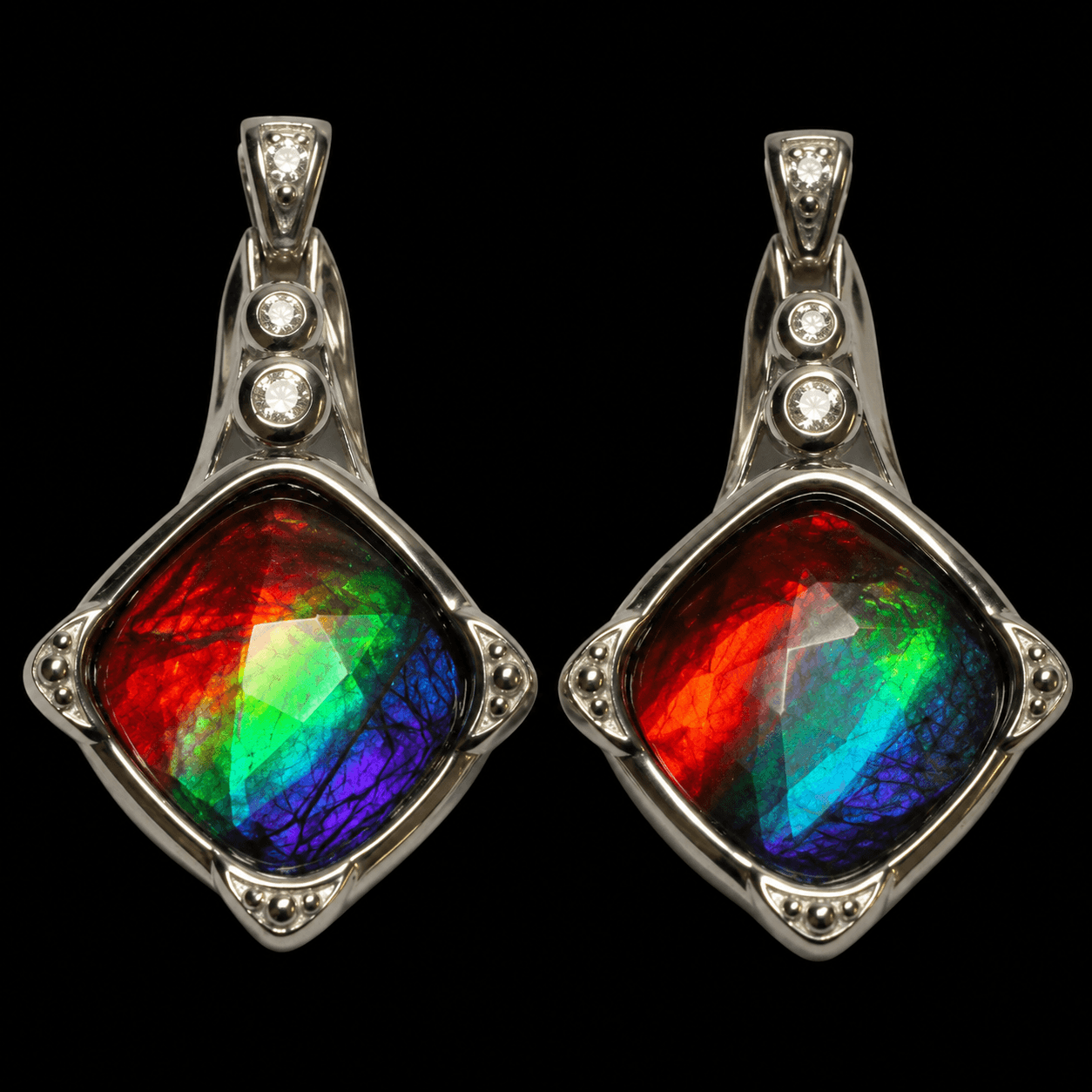 Sterling Silver Cushion 8mm